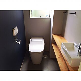 バス/トイレ/セリアのアイアンバー/アラウーノ/Panasonicのトイレのインテリア実例 - 2017-01-10 12:37:45