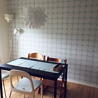 部屋全体/IKEA/marimekko/壁紙/ダイニング...などのインテリア実例 - 2016-10-30 16:53:24