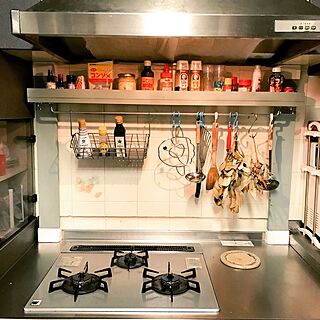 キッチン/シマホ♡/ディアウォール DIY/IKEAのインテリア実例 - 2017-01-16 15:23:24