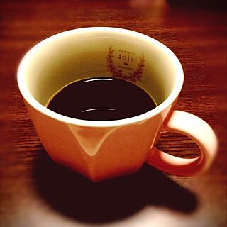 机/マグカップ♡/コーヒー/ピンクのインテリア実例 - 2015-02-12 20:06:04