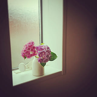 玄関/入り口/花のある暮らし/こどものいる暮らし/花瓶のお花/花と暮らす...などのインテリア実例 - 2020-06-18 16:11:49