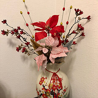 DIY/棚/flower arrangement /Daisoのインテリア実例 - 2019-12-28 18:39:15