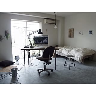 部屋全体/iMac/一人暮らし/植物/賃貸...などのインテリア実例 - 2015-03-31 10:06:28