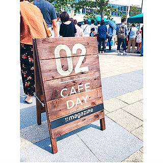 イベント/ハンドクラフト/02 CAFE DAY/CAFEイベント/A型看板...などのインテリア実例 - 2017-10-03 08:31:34