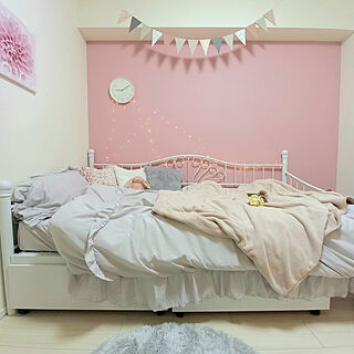 娘の部屋のイメチェン計画✨/ピンクの壁は変えずに/いつもいいねやコメありがとうございます♡/RoomClipの出逢いに感謝♡/子ども部屋...などのインテリア実例 - 2022-06-23 21:50:03