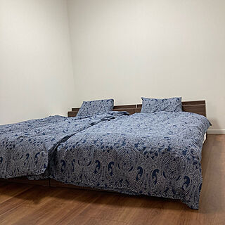 寝具/ベッド/寝室/IKEA/ベッド周りのインテリア実例 - 2022-05-10 23:43:56