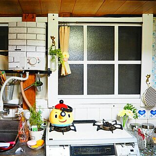 キッチン/DIY/白のちから/ナチュラルカントリー/kitchen kitchen...などのインテリア実例 - 2016-09-04 02:12:42