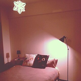 ベッド周り/照明/ライト/フロアライト/無印良品のインテリア実例 - 2013-04-06 15:44:44