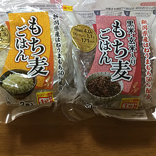 黒米、玄米入りもち麦ごはん/もち麦ごはん/晴れ26°/風が涼しい/動くと汗をかく...などのインテリア実例 - 2020-09-15 18:39:33