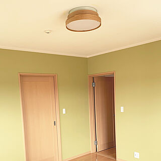 LED照明/LEDライト/寝室の壁紙/寝室/グリーンの壁紙...などのインテリア実例 - 2021-09-06 09:58:13