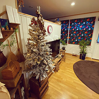 クリスマスツリー/スウェーデンハウス /猫がいる暮らし/リビングのインテリア実例 - 2021-11-16 16:20:39