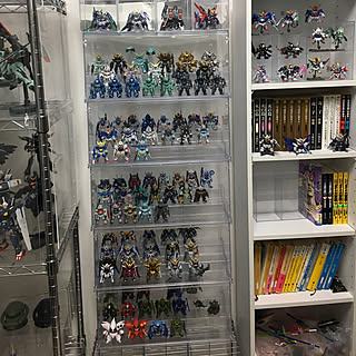 棚/ガンダム/ガンダムコンバージ/男の趣味部屋/趣味の部屋...などのインテリア実例 - 2017-08-20 19:12:46