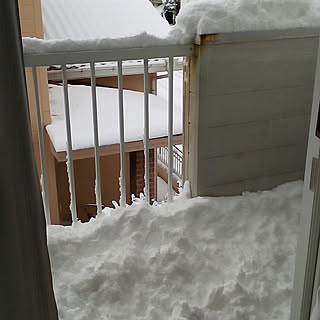 ２階ベランダ/大雪/いつもいいね！ありがとうございます♪のインテリア実例 - 2018-01-11 11:01:29