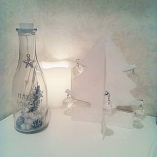 クリスマス/2016.12.20♥/●myアイデア●/ツリー⇒10分でできるアレンジ♥/DIY⇒タンクレス♥...などのインテリア実例 - 2016-12-20 22:33:22