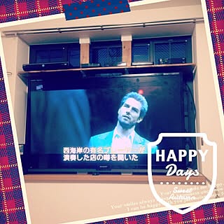 リビング/ディアウォール DIY/壁掛けテレビDIY/ハンドメイド/DIY...などのインテリア実例 - 2016-11-03 17:15:06