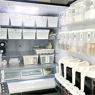冷蔵庫収納見直し/冷蔵庫収納/キッチンのインテリア実例 - 2021-09-07 19:34:54