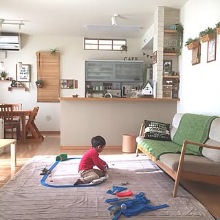 しまむらクッション こどもと暮らすのインテリア実例 Roomclip ルームクリップ