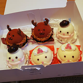 机/X'masケーキ/メリークリスマス☃❅♥︎/みていただきありがとうございます❤️/PCの出会いに本当に感謝です！...などのインテリア実例 - 2018-12-25 11:15:19