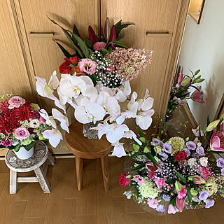 お花が沢山/息子の結婚式にて/癒し/植物と暮らす/部屋全体のインテリア実例 - 2019-10-06 10:21:11