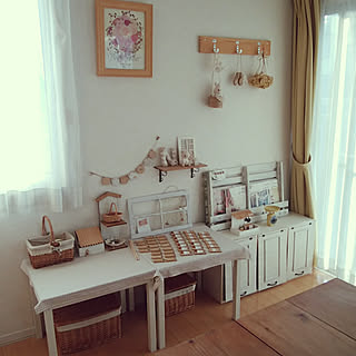 部屋全体/RCの出会いに感謝♡/お友達の作品♡/白×木/木のぬくもりが好き♡...などのインテリア実例 - 2019-03-15 08:24:14