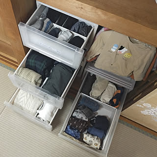 部屋全体/衣装ケース/Fits/フィッツケース/フィッツユニットケース...などのインテリア実例 - 2021-03-27 22:33:33