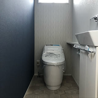 北欧好き/トイレの壁紙/マイホーム建築中/北欧テイスト/北欧風壁紙...などのインテリア実例 - 2021-07-29 23:15:37