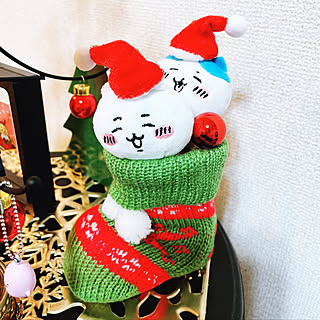 クリスマスディスプレイ/ガチャガチャ/ぬいぐるみディスプレイ/ぬいぐるみと暮らす/ちいかわ...などのインテリア実例 - 2021-11-08 23:02:41