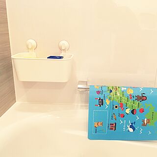 IKEA/お風呂収納/お風呂のおもちゃ/おもちゃ収納/こどもと暮らす...などのインテリア実例 - 2017-05-14 10:56:12
