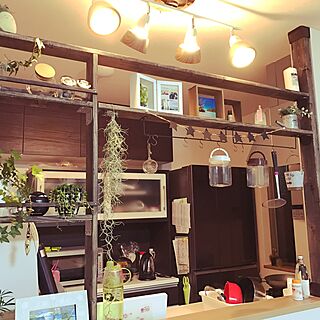 キッチン/DIY/観葉植物/カフェ風のインテリア実例 - 2017-03-08 22:18:32