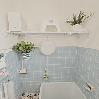 バス/トイレ/seria/無印良品/片付けやすい/Bathroomにグリーンのインテリア実例 - 2020-09-15 12:24:59
