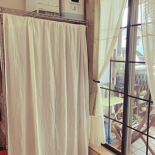 目隠しカーテンハンドメイドのインテリア実例 Roomclip ルームクリップ