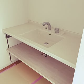 バス/トイレ/大人可愛いを目指す。/もうすぐ完成/新築建築中/カフェ風インテリアを目指して...などのインテリア実例 - 2017-02-27 23:48:28