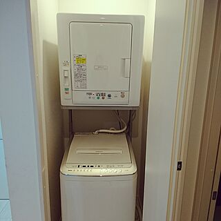 洗濯機/乾燥機/隠す収納のインテリア実例 - 2016-09-04 00:20:29
