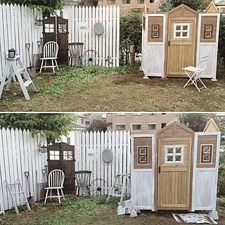 Diy 小屋キットのインテリア 手作りの実例 Roomclip ルームクリップ