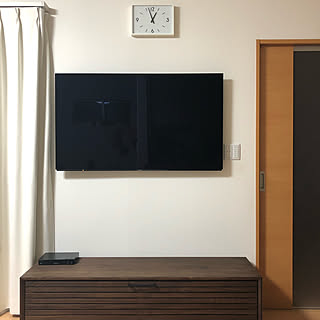 やって良かった/壁掛け/壁掛けテレビ/テレビ/暮らしを変えたもの...などのインテリア実例 - 2020-02-17 00:15:15