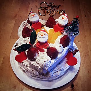 机/手作りのクリスマスケーキのインテリア実例 - 2013-12-25 17:12:47