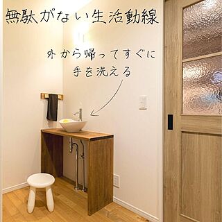 木造注文住宅/人生の景色を変えよう/生活動線/玄関手洗い/手洗いコーナー...などのインテリア実例 - 2021-12-13 16:05:59