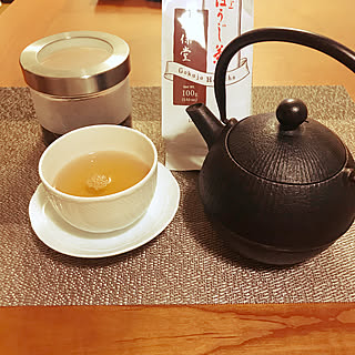 鉄瓶急須/一保堂 ほうじ茶/お茶セット/団地/団地インテリア...などのインテリア実例 - 2021-02-02 19:34:38