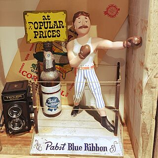 1960/ビール/Pabst Blue Ribbon/骨董品/アメリカンヴィンテージ...などのインテリア実例 - 2017-02-02 10:40:12