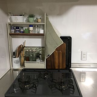 キッチン/端材利用/スパイスラック/DIYのインテリア実例 - 2017-04-17 22:21:50