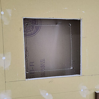 壁/天井/ねこ窓/リノベーション記録用/リノベーション/壁紙DIY...などのインテリア実例 - 2020-05-09 20:55:55