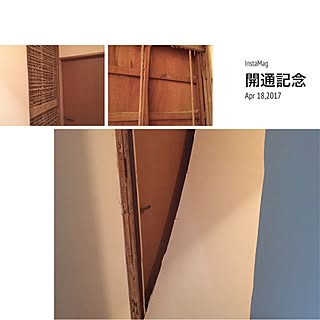 壁/天井/実家をなんちゃってDIY中/ちむぽん/リビングも何とかしたい！/壁を壊したいたい...などのインテリア実例 - 2017-04-18 16:35:02