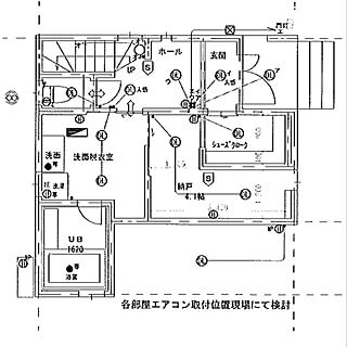 間取り図1F/SHARPの洗濯機/モニター応募投稿/バス/トイレのインテリア実例 - 2020-01-08 23:38:19