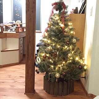 リビング/クリスマスツリー/初投稿のインテリア実例 - 2015-12-12 00:11:02