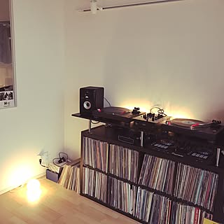 レコード棚 DJ BOOTHのインテリア実例 | RoomClip(ルームクリップ)