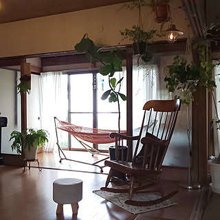 部屋全体/広縁のある家/観葉植物/ハンモック/昭和レトロ...などのインテリア実例 - 2020-06-19 07:46:15