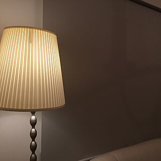 グレー好き♡/照明/ナチュラル/IKEA/ベッド周り...などのインテリア実例 - 2016-02-22 22:18:54