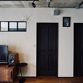 室内窓のある暮らし/塗装ドア/無垢のドア/マンションリノベーション/塗り壁...などのインテリア実例 - 2020-04-12 09:53:10