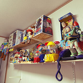ベッド周り/DIY/おもちゃ棚/トイストーリーのインテリア実例 - 2023-11-04 12:43:31
