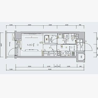 部屋全体/新生活/一人暮らし/1K/間取り図...などのインテリア実例 - 2019-02-17 00:22:35